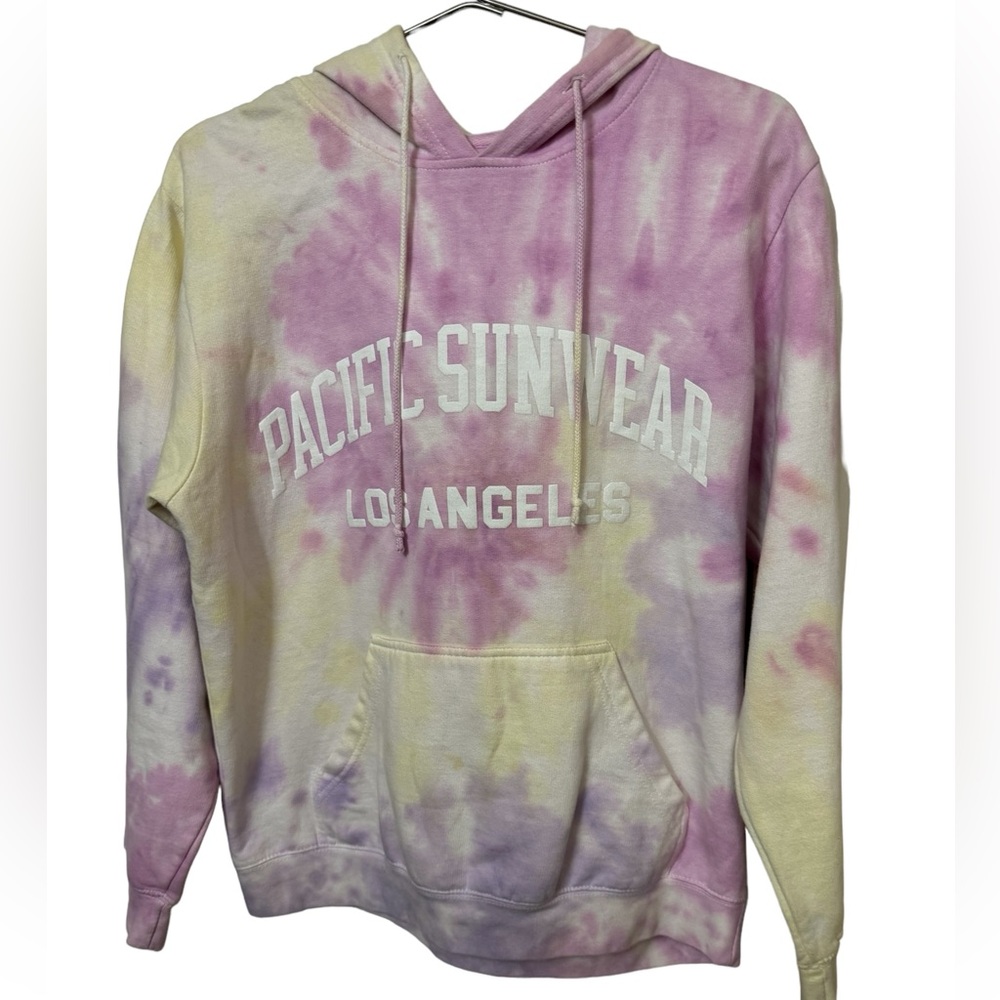 Retro Tie Dye Pacific Sunwear PacSun Los Angeles CA Women’s S Hoodie MINTY